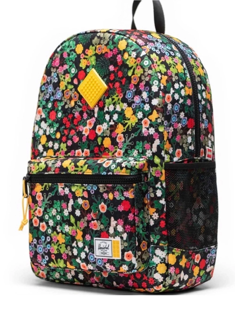Herschel Supply x Lego Black Floral Backpack